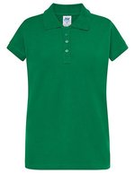 JHK Polo Regular mit Piqué-Struktur für Damen, White S, JHK511 – Vert kelly