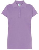 JHK Polo Regular mit Piqué-Struktur für Damen, White S, JHK511 – Lavande