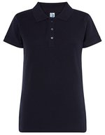 JHK Polo Regular mit Piqué-Struktur für Damen, White S, JHK511 – Marine