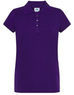 JHK Polo Regular mit Piqué-Struktur für Damen, White S, JHK511 – Violet