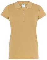 JHK Polo Regular mit Piqué-Struktur für Damen, White S, JHK511 – Sable