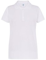 JHK Polo Regular mit Piqué-Struktur für Damen, White S, JHK511 – Blanc