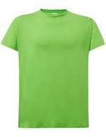 JHK Curves T-Shirt aus Baumwolle für Damen, White S, JHK601 – Lime