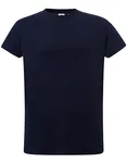 JHK Curves T-Shirt in Cotone da Donna, White S, JHK601 – Navy