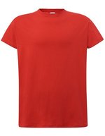 JHK Curves T-Shirt aus Baumwolle für Damen, White S, JHK601 – Red