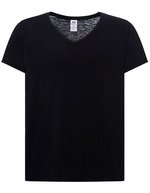 JHK Curves Slub T-Shirt V-Ausschnitt für Damen, White S, JHK603 – Bild 2