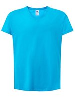 JHK Ladies´ Curves T-Shirt V-Neck White S (JHK604), JHK604 – Turquoise