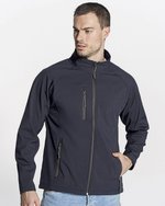 JHK Drei-lagige Softshell-Jacke mit Fleece-Futter, Black S, JHK832 – Bild 1