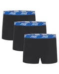 JHK Herren-Short Boxer Briefs 3er-Pack, Black S, JHK900 – Bild 6