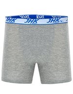 JHK Midway-Slips 3er-Pack Baumwolle-Elasthan für Herren, Black XS, JHK901 – Grey Melange