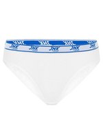 JHK Slips 3er-Pack Baumwolle Elasthan für Damen, Black L, JHK902 – White