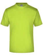 James&Nicholson Rundhals T-Shirt aus Baumwolle – Acid Yellow
