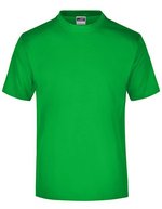 James&Nicholson Rundhals T-Shirt aus Baumwolle, White S, JN001 – Felce Verde
