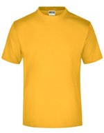 James&Nicholson Rundhals T-Shirt aus Baumwolle, White S, JN001 – Oro Giallo