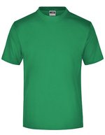 James&Nicholson Rundhals T-Shirt aus Baumwolle, White S, JN001 – Irish Verde
