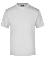 James&Nicholson Rundhals T-Shirt aus Baumwolle, White S, JN001 – Grigio chiaro