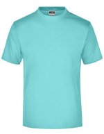 James&Nicholson Rundhals T-Shirt aus Baumwolle, White S, JN001 – Menta