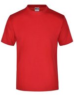 James&Nicholson Rundhals T-Shirt aus Baumwolle, White S, JN001 – Pomodoro