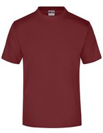 James&Nicholson Rundhals T-Shirt aus Baumwolle, White S, JN001 – Vino