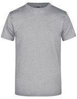 James&Nicholson Round-T Heavy White XL (JN002), JN002 – Grigio Melange