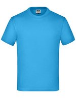 James&Nicholson Komfort-T-Shirt mit Rundhalsausschnitt für Kinder – Aqua