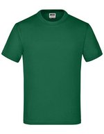James&Nicholson Komfort-T-Shirt mit Rundhalsausschnitt für Kinder, White L (134/140), JN019 – Verde scuro