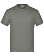 James&Nicholson Komfort-T-Shirt mit Rundhalsausschnitt für Kinder, White L (134/140), JN019 – Grigio scuro (Unito)