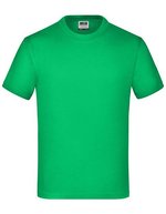 James&Nicholson Komfort-T-Shirt mit Rundhalsausschnitt für Kinder, White L (134/140), JN019 – Felce Verde