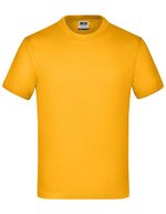 James&Nicholson Komfort-T-Shirt mit Rundhalsausschnitt für Kinder, White L (134/140), JN019 – Oro Giallo