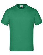 James&Nicholson Komfort-T-Shirt mit Rundhalsausschnitt für Kinder, White L (134/140), JN019 – Irish Verde
