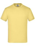 James&Nicholson Komfort-T-Shirt mit Rundhalsausschnitt für Kinder, White L (134/140), JN019 – Giallo chiaro