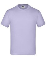 James&Nicholson Komfort-T-Shirt mit Rundhalsausschnitt für Kinder, White L (134/140), JN019 – Lilla