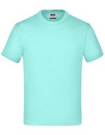 James&Nicholson Komfort-T-Shirt mit Rundhalsausschnitt für Kinder, White L (134/140), JN019 – Menta
