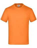 James&Nicholson Komfort-T-Shirt mit Rundhalsausschnitt für Kinder, White L (134/140), JN019 – Arancione
