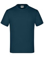 James&Nicholson Komfort-T-Shirt mit Rundhalsausschnitt für Kinder, White L (134/140), JN019 – Petrolio
