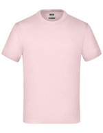 James&Nicholson Komfort-T-Shirt mit Rundhalsausschnitt für Kinder, White L (134/140), JN019 – Rosa