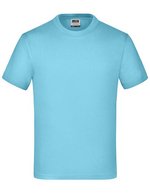James&Nicholson Komfort-T-Shirt mit Rundhalsausschnitt für Kinder, White L (134/140), JN019 – Azzurro cielo