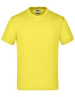 James&Nicholson Komfort-T-Shirt mit Rundhalsausschnitt für Kinder, White L (134/140), JN019 – Giallo