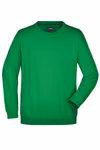 James&Nicholson Rundhals-Sweatshirt aus ringgesponnener Baumwolle, Turquoise S, JN040 – Bild 2