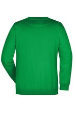 James&Nicholson Rundhals-Sweatshirt aus ringgesponnener Baumwolle, White S, JN040 – Bild 3
