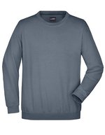 James&Nicholson Rundhals-Sweatshirt aus ringgesponnener Baumwolle – Carbon