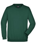 James&Nicholson Rundhals-Sweatshirt aus ringgesponnener Baumwolle – Dark Green
