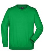 James&Nicholson Rundhals-Sweatshirt aus ringgesponnener Baumwolle – Fern Green