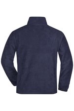 James&Nicholson Half-Zip Fleece Sweatshirt mit Kadettkragen, Black S, JN043 – Bild 4