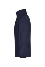 James&Nicholson Half-Zip Fleece Sweatshirt mit Kadettkragen, Black S, JN043 – Bild 5