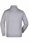 James&Nicholson Sweat Jacket with Zip Pockets for Men, Red L, JN046 – image 4