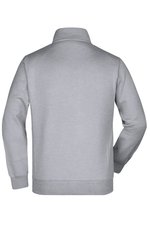 James&Nicholson Sweat-Jacke mit Reißverschlusstaschen für Herren, Black L, JN046 – Bild 4
