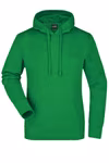 James&Nicholson Sweat à capuche Slim Fit en Coton pour femme, Black S, JN051 – image 3