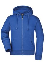 James&Nicholson Kapuzenjacke mit Kordelzug für Damen, Black S, JN053 – Bild 3
