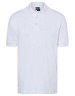 James&Nicholson Classic Polo aus Piqué-Qualität, Lime Green L, JN070 – Bianco
